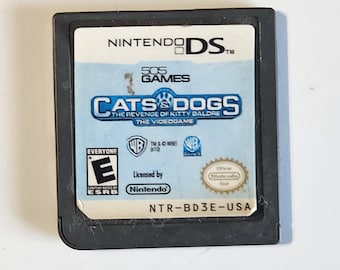 Cats and Dogs The Revenge Of Kitty Galore DS Cartridge Only Cleaned & Tested Authentic