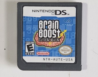 Brain Boost Gamma Wave Nintendo DS Cartridge Only Cleaned & Tested Authentic