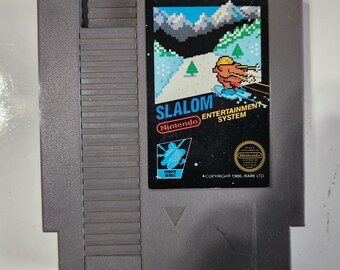 Slalom NES 1987 Cartridge Only Cleaned & Tested Authentic