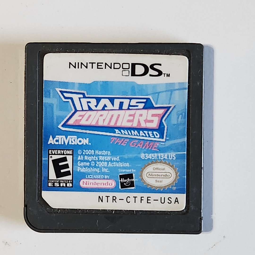 Transformers Animated DS Cartridge Only Cleaned & Tested Etsy