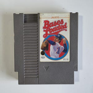 Bases Loaded NES 1988 Cartridge Only Cleaned & Tested Authentic