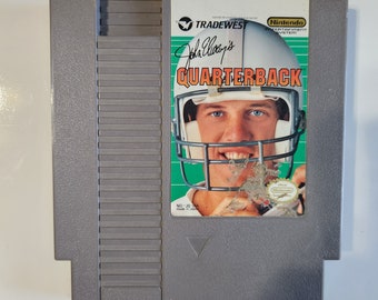John Elway's Quarterback NES 1989 Cartridge Only Cleaned & Tested Authentic