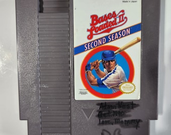 Bases Loaded 2 Second Season NES 1990 Cartridge Only Cleaned & Tested Authentic