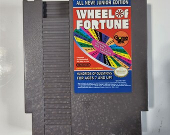 Wheel Of Fortune JR. Edition NES 1989 Cartridge Only Cleaned & Tested Authentic
