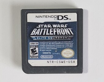 Star Wars Battlefront Elite Squadron DS Cartridge Only Cleaned & Tested Authentic