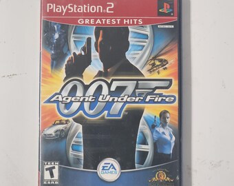 007 Agent Under Fire (Greatest Hits) Playstation 2 2001 Tested and Working