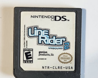 Line Rider 2 Unbound DS Cartridge Only Cleaned & Tested Authentic