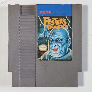 Fester&#39;s Quest NES 1989 Cartridge Only Cleaned & Tested Authentic