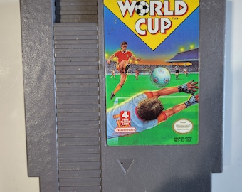 World Cup NES 1990 Cartridge Only Cleaned & Tested Authentic
