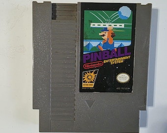 Pinball NES 1985 Cartridge Only Cleaned & Tested Authentic