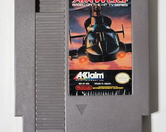 Airwolf NES 1989 Cartridge Only Cleaned & Tested Authentic