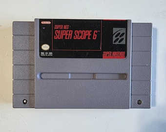 Super Scope 6 SNES 1992 Cartridge Only Cleaned & Tested Authentic