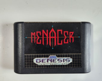 Menacer: 6-Game Cartridge Sega 1992 Cartridge Only Cleaned & Tested Authentic