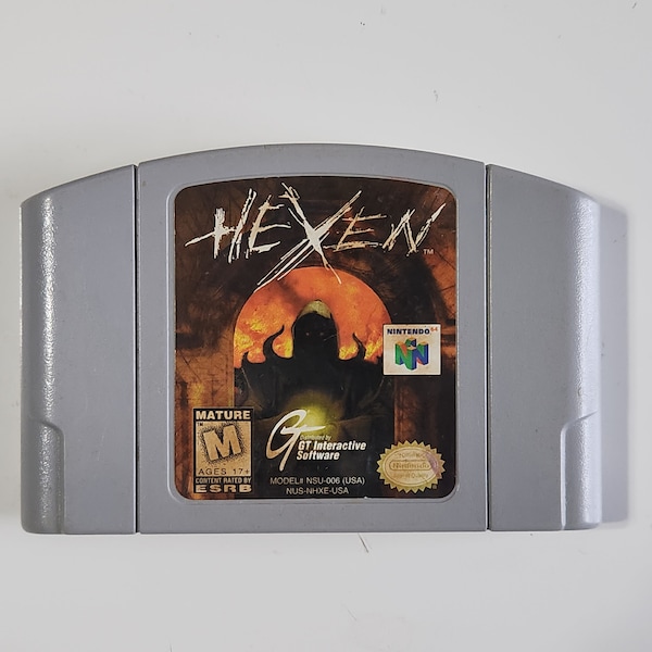 Hexen N64 1997 Cartridge Only Cleaned & Tested Authentic