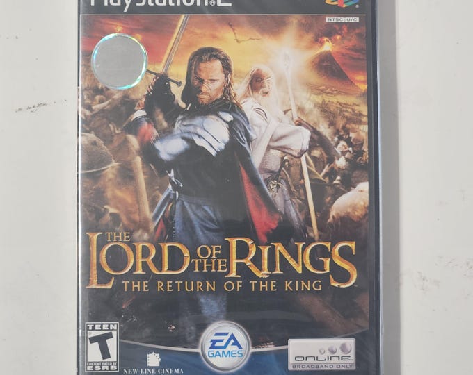 Featured listing image: Lord of the Rings Return of the King Playstation 2 2004 Factory Sealed