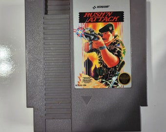 Rush'n Attack NES 1987 Cartridge Only Cleaned & Tested Authentic