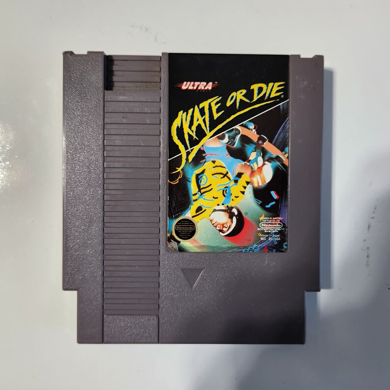 Skate or Die NES 1988 Cartridge Only Cleaned & Tested Authentic - Etsy