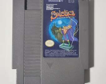Solstice NES 1989 Cartridge Only Cleaned & Tested Authentic