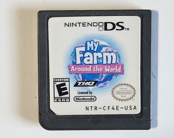 My Farm Around The World DS Cartridge Only Cleaned & Tested Authentic