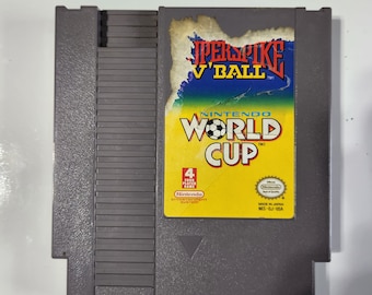 Super Spike Volleyball and World Cup Soccer NES 1990 Cartridge Only Cleaned & Tested Authentic