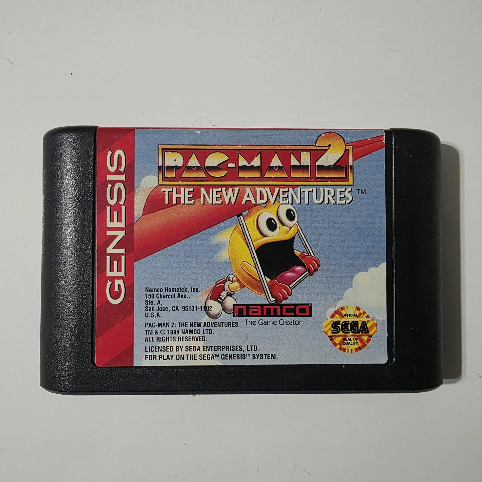 Pac-man 2: the New Adventures Sega Genesis 1994 Cartridge Only Cleaned ...