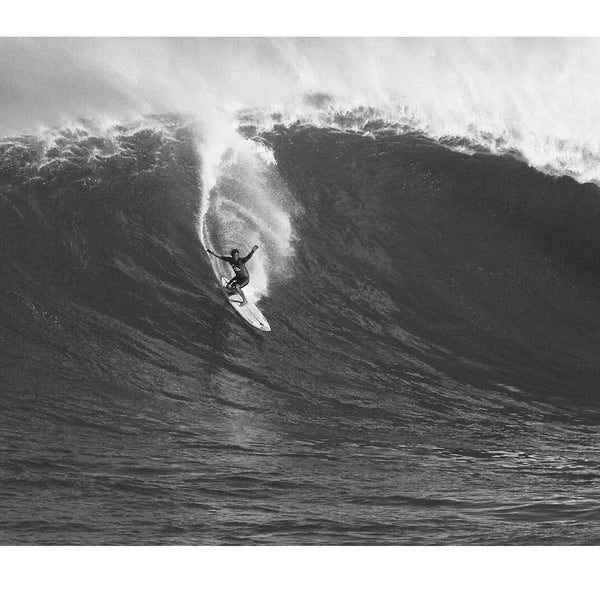 Black and White Surf Print, Surfer at Waimea Bay Photography, Vintage Beach Prints,  Surfer Poster Printable Vintage Surfing Art