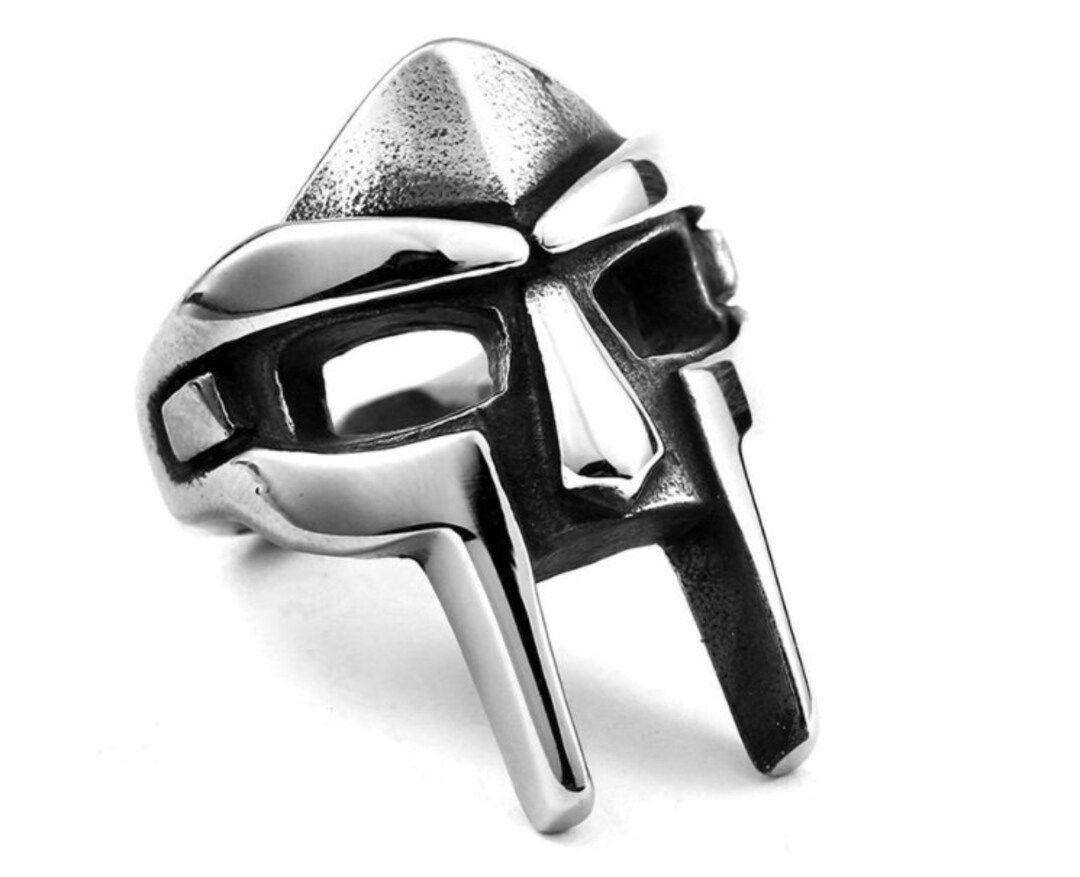 MF Doom Stainless Steel Ring Etsy
