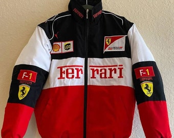 Ferrari Nascar F1 Racing Jacket Vintage Harajuku Racing Jacket | Etsy