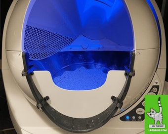 LR Things - Half Guard in LR Beige Acrylic for Litter-Robot 3