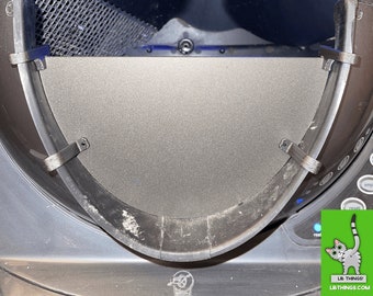 LR Things - Full Guard in LR Grey Stardust Acrylic for Litter-Robot 3