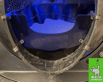 LR Things - Half Guard in Smoke Acrylic for Litter-Robot 3