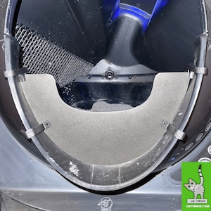 LR Things - Half Guard w kolorze LR Gray Graphite Stardust Acrylic do Litter-Robot 3
