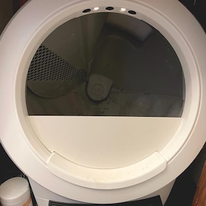 LR Things - FULL Guard dla Litter-Robot 4 w kolorze białym błyszczącym/matowym akrylowym - WYMAGANE jest mini ogrodzenie
