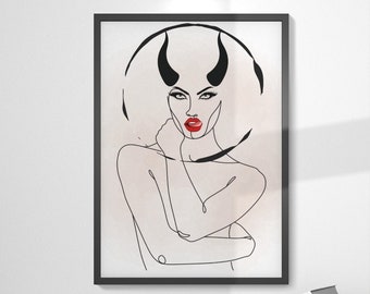 Sexy Devil Art - Etsy Israel