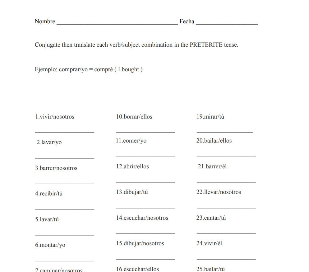 50-spanish-preterite-tense-conjugations-worksheet-etsy-espa-a