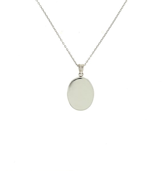 Blue Agate Cameo Pendant – Diamond Sterling Silver 'mother and