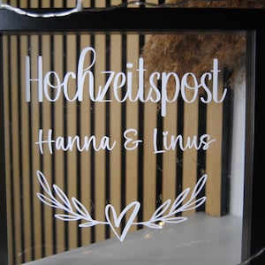 Aufkleber Hochzeitspost Geldgeschenke Schriftzug