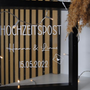Aufkleber Hochzeitspost Geldgeschenke Schriftzug