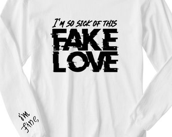 jungkook fake love moletom com capuz