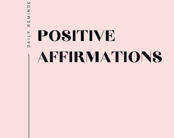 Positive Affirmation Cards