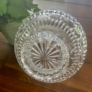 Vintage 24% Crystal Basket Centerpiece FIFTH AVENUE Made in Poland Gorgeous!