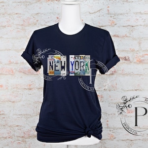 PNG di New York, Targa, Sublimazione, Design di t-shirt, DTF, Serigrafia, Trasferimento di calore, Immagine per DTF, Download digitale,