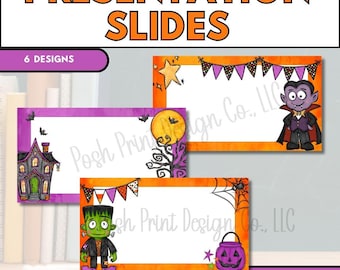 Halloween Presentation Slides | Classroom Slide Templates