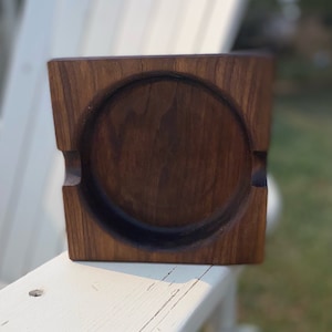 Walnut Cigar Ashtray