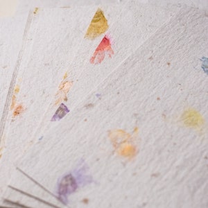 Art Paper, Invitation Paper, Mulberry Paper Light Weight, Card Making Paper  8.5x 11x24 Sheets. 