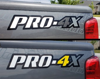Cover up "4" stickers for Nissan Frontier Pro4x w/ graphics