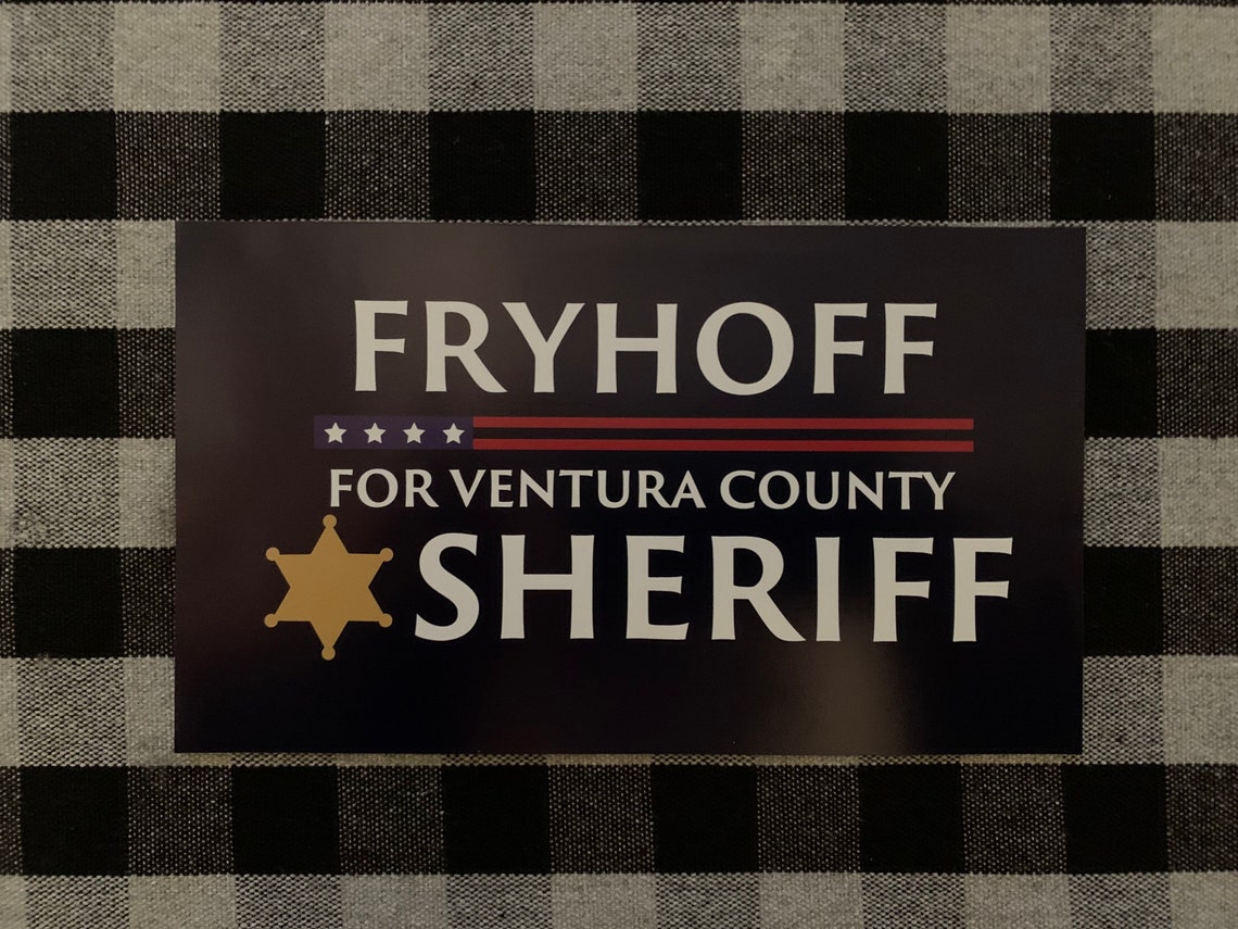 New Logo fryhoff for Ventura County Sheriff Car Magnet | Etsy