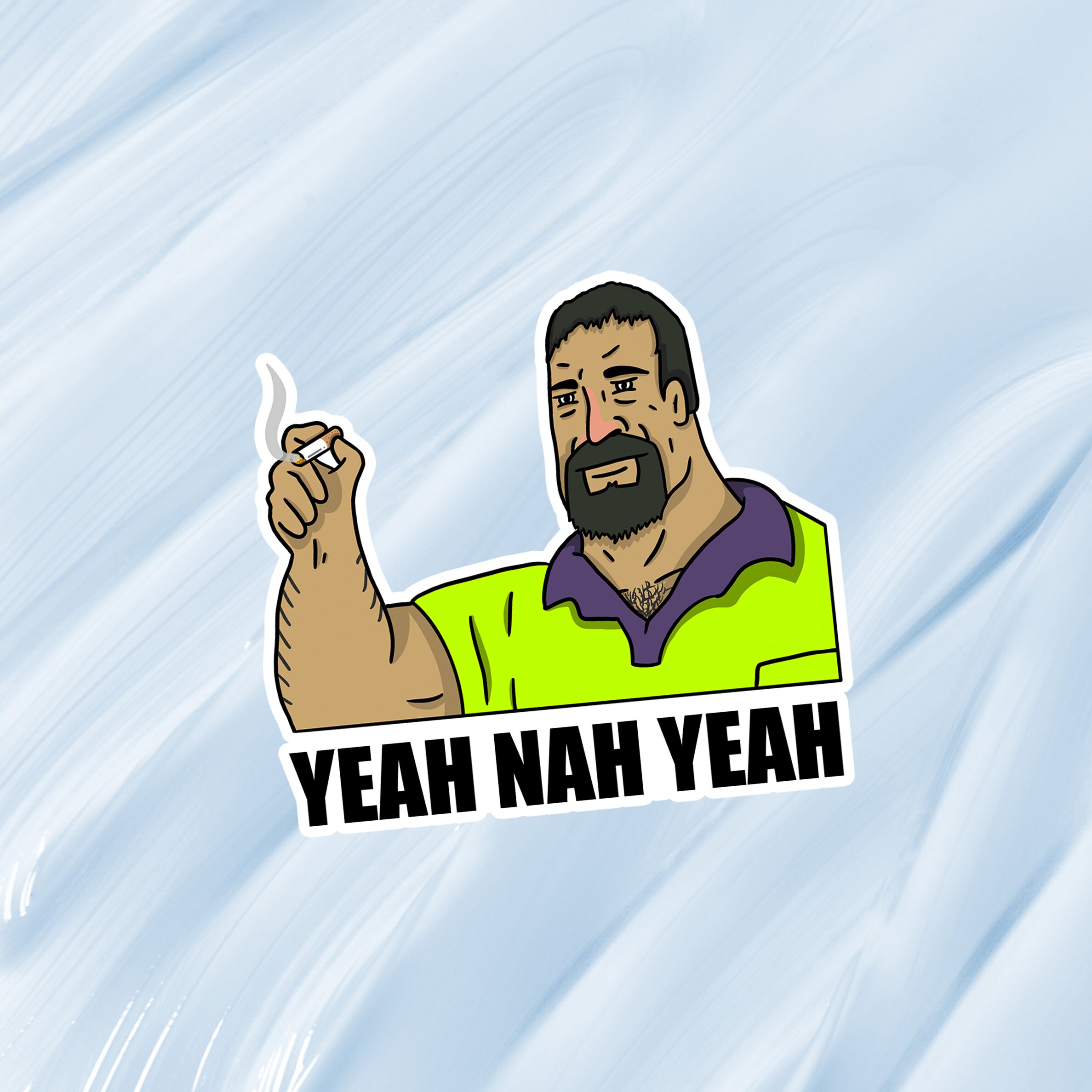 Mike Nolan Yeah Nah Yeah Vinyl Sticker Car Truck Decal Etsy 日本 Mike Nolan Yeah Nah Yeah Vinyl Sticker Car Truck Decal Etsy 日本