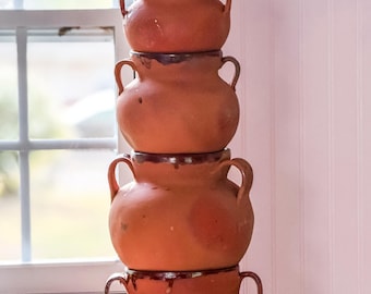 Mexican Clay Colorado Barro Pot – Handmade Traditional Cookware Pottery