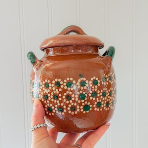 1/4kg Mexican Traditional Clay Barro Pot - Olla Lead Free Cookware